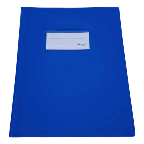 Extra ondoorzichtige A5-boekomslag, per 10 stuks - Donkerblauw | Bronyl Extra ondoorzichtige A5-boekomslag, per 10 stuks - Donkerblauw | Bronyl